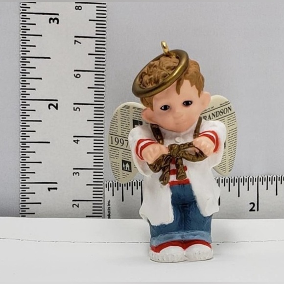 HALLMARK Keepsake "GRANDSON" Ornament with Box Vintage 1997 - Picture 9 of 9